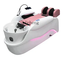 XL Automatic Smart Electric Massage Shampoo Bed Ceramic Basin Lying Completely Hair Salon