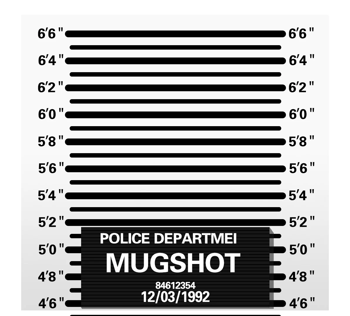 Police Up Line Mugshot Photography Background for Party Vinyl Polyester Backdrops for Photo Studio