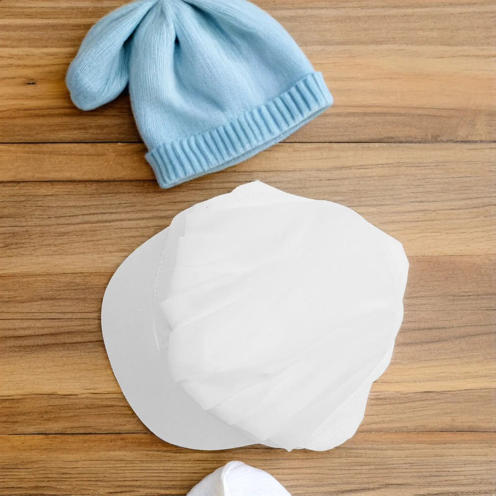 Chapéu de trabalho para chef, 4 unidades, design leve e respirável para funcionários de restaurante, fácil de limpar, visual profissional