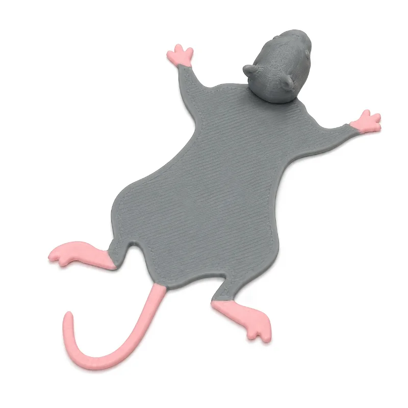 Cute 3D Rat Shape Bookmark, Funny Animal Page Marker, Creative Unique Book Markers for Book Lovers, Interesting Reading