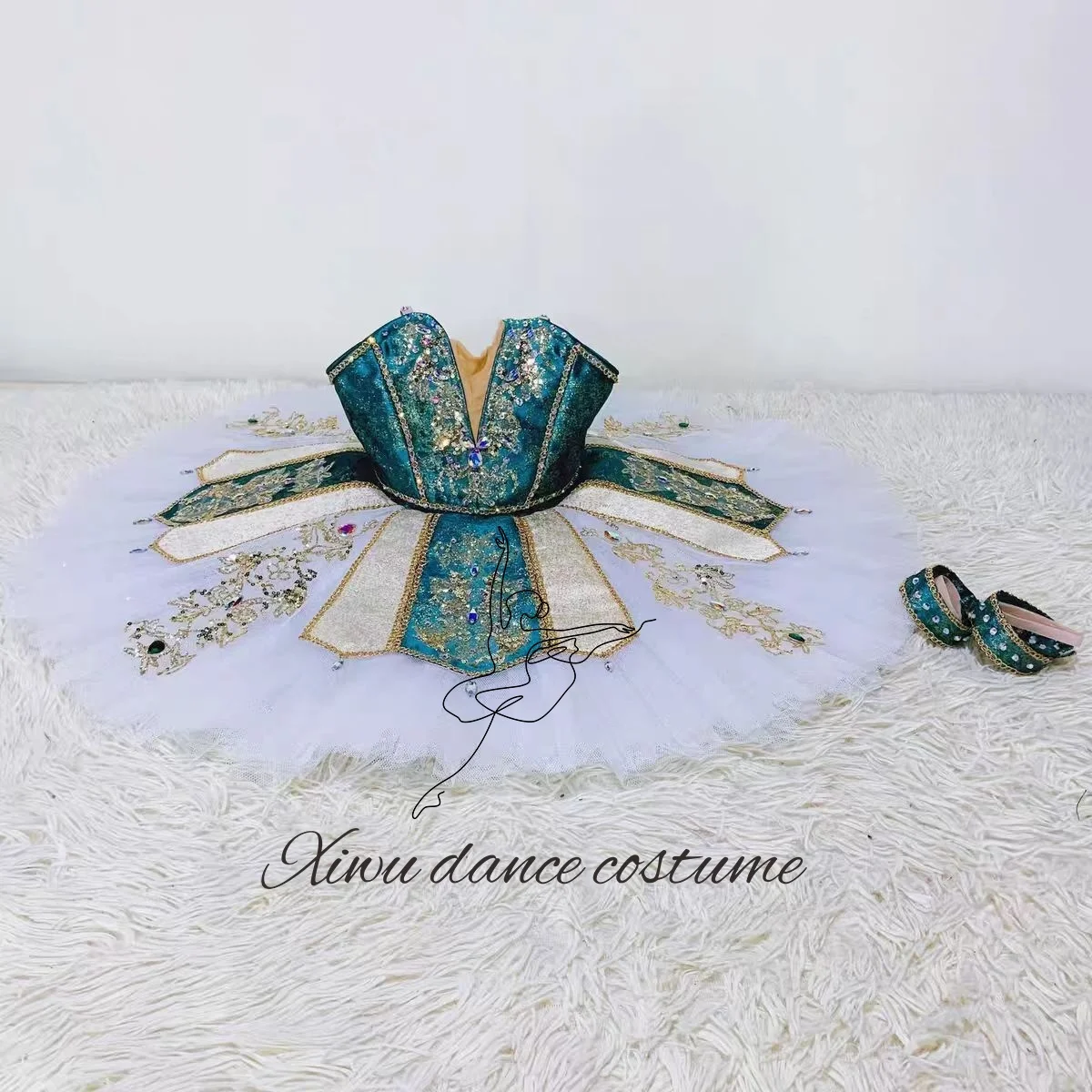 

Новая юбка-пачка, детское белое танцевальное платье, юбка-понг для соревнований, балетная юбка для взрослых, профессиональное платье для выступлений по индивидуальному заказу