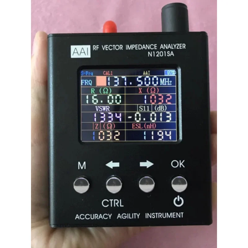 English Verison N2061SA 1.1Mhz To 1300MHz RFID 1.1MHz-1300MHz RF Antenna Analyzer Meter Tester