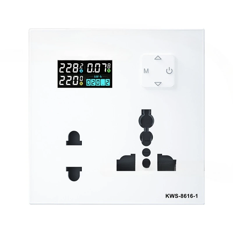 

New smart metering socket WiFi mobile phone control, fixed-point timing control, voltage and current monitoring socket