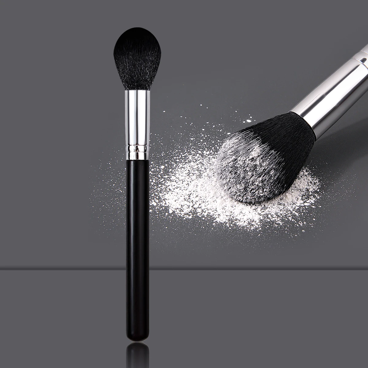 แปรงไฮไลท์เนื้อนุ่มสำหรับผู้เริ่มต้น 1 ชิ้น, แปรงเกลี่ย, แปรงปัดแก้ม, แปรงคอนทัวร์, แปรงแต่งหน้าอเนกประสงค์