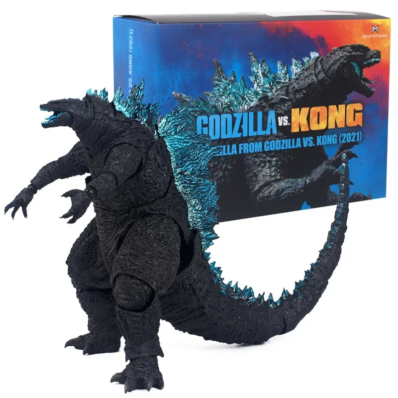 

SHM GODZILLA VS. Голубая экшн-фигурка KONG 2021 ядерная Годзилла Коллекционная кукла из ПВХ