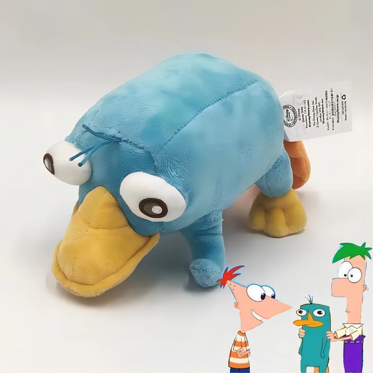 

Cute Perry the Platypus Soft Plush Toys Cartoon Animal Plushie Phineas and Ferb Doll Room Decor Birthday Gift for Children