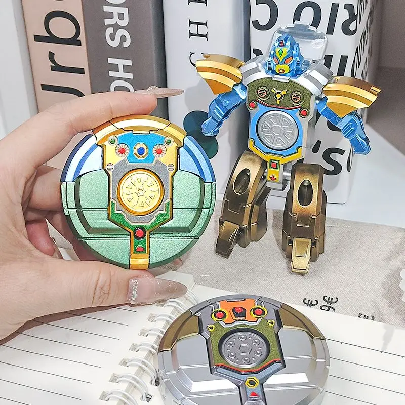 3pcs Transfiguratie Robot Fidget Spinner Speelgoed Scholieren, beoordenaars Anti Stress Angst Drukbestendig Speelgoed Gift