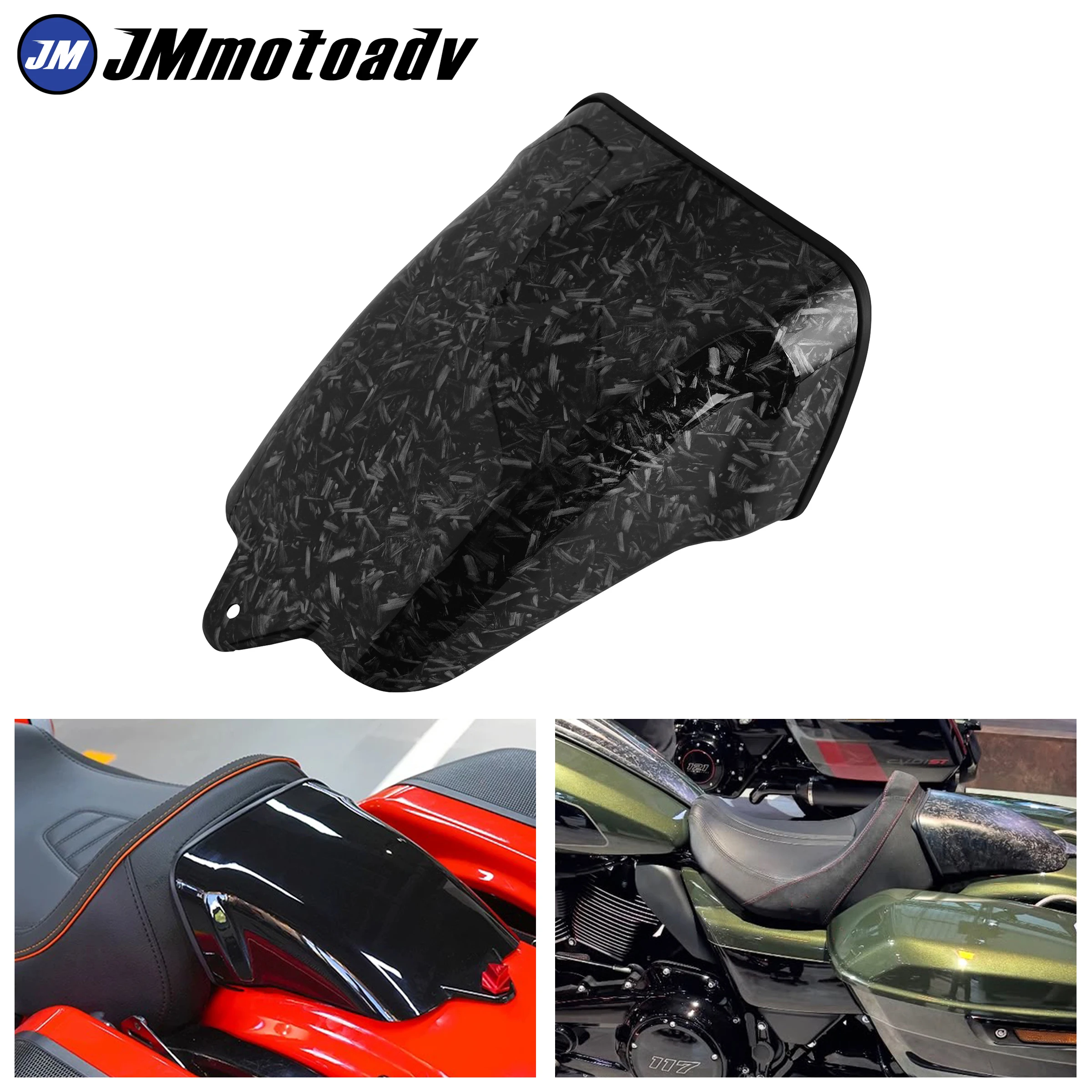 New Motorcycle ABS Rear Passenger Seat Cowl Fairing Rear Hump Back Cover Tail Cover For CVO Road Glide Style ST FLTRXSE 2022