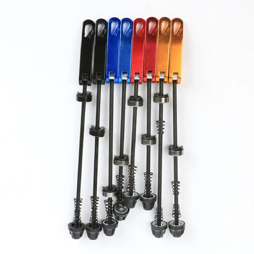 1 paire de pneus arrière de vélo vtt, brochette QR à dégagement rapide, moyeu de roue de vélo avant de 4.5mm de diamètre outils