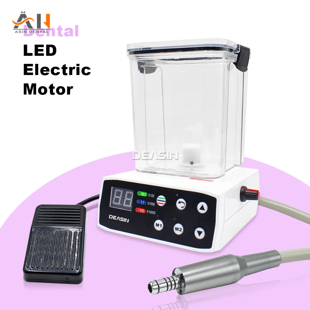 

Стоматологический бесщеточный микромотор DEASIN TOP с LED-подсветкой и оптоволокном, электрический микромотор, инструменты для стоматологии