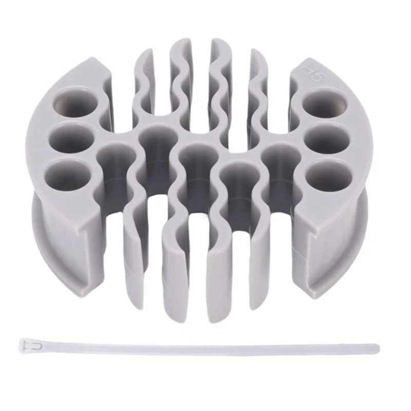 Network Cable Organizer Ethernet Wire Arrangement Tool For CAT 5 CAT 5E CAT 6 Shielded Wires Gray CAT5 Wire