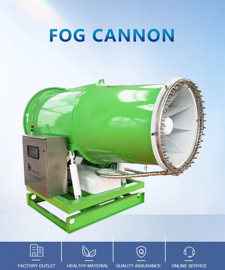 

Industrial Fog Cannon Ultra-fine Fully Automatic 30-100 Meters Remote Sprayer Spraying Machine Dust Removal Equipment Made