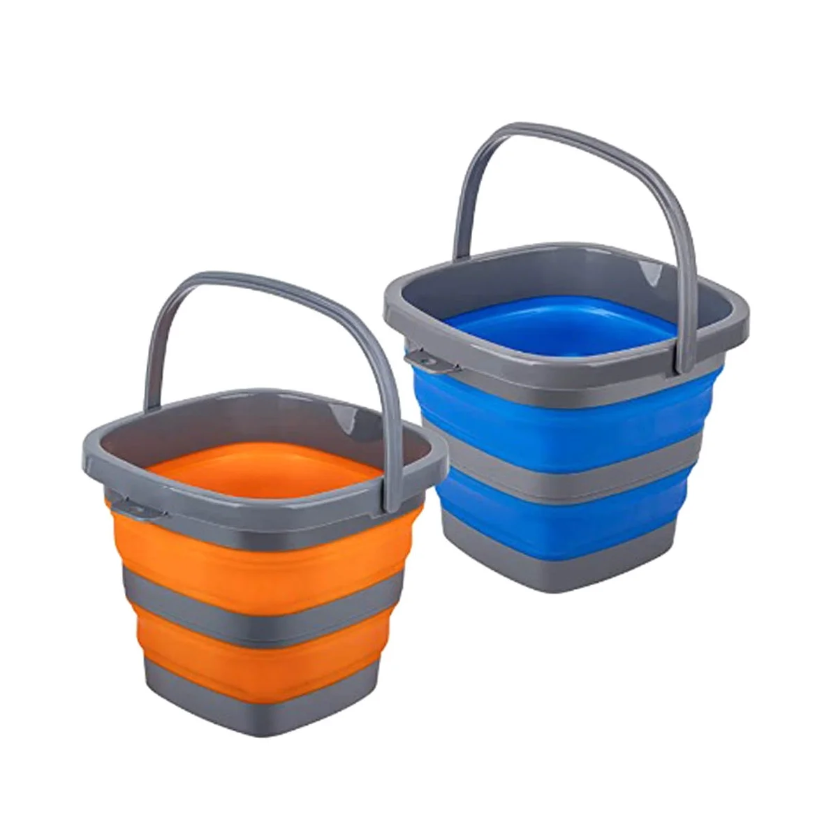 

10L Foldable Plastic Bucket Rectangular Bucket for House Space Saving Outdoor Garden or Camping Portable Fishing Bucket