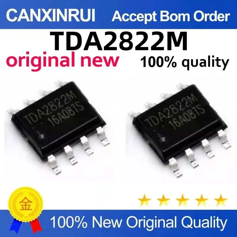 

（100 pieces）TDA2822 TDA2822M Dual Audio Amplifier DIP-8