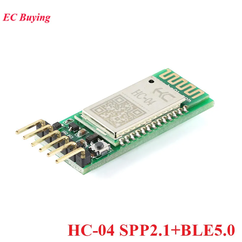 HC-04 Bluetooth-compatible 5.0 Module HC04 Dual-mode SPP2.1+BLE5.0 Serial Port Module Replace HC-05 HC-06 HC-08