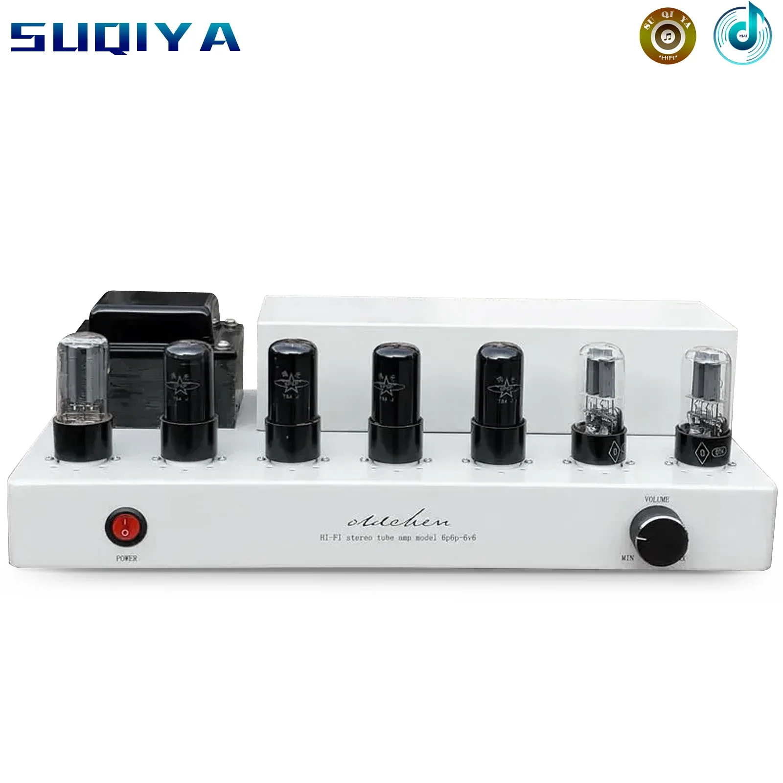 

Bluetooth 5.0 6P6P 6V6 Class A Single-ended Push-pull Vacuum Tube Amplifier HIFI Home Theater Sound Auido Amplifier 9W*2