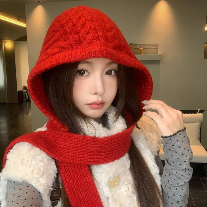 novos-gorros-de-la-para-o-inverno-para-mulheres-modelam-o-rosto-pequenos-macios-de-malha-canelada-quentes-protecao-para-as-orelhas-toucas-de-malha