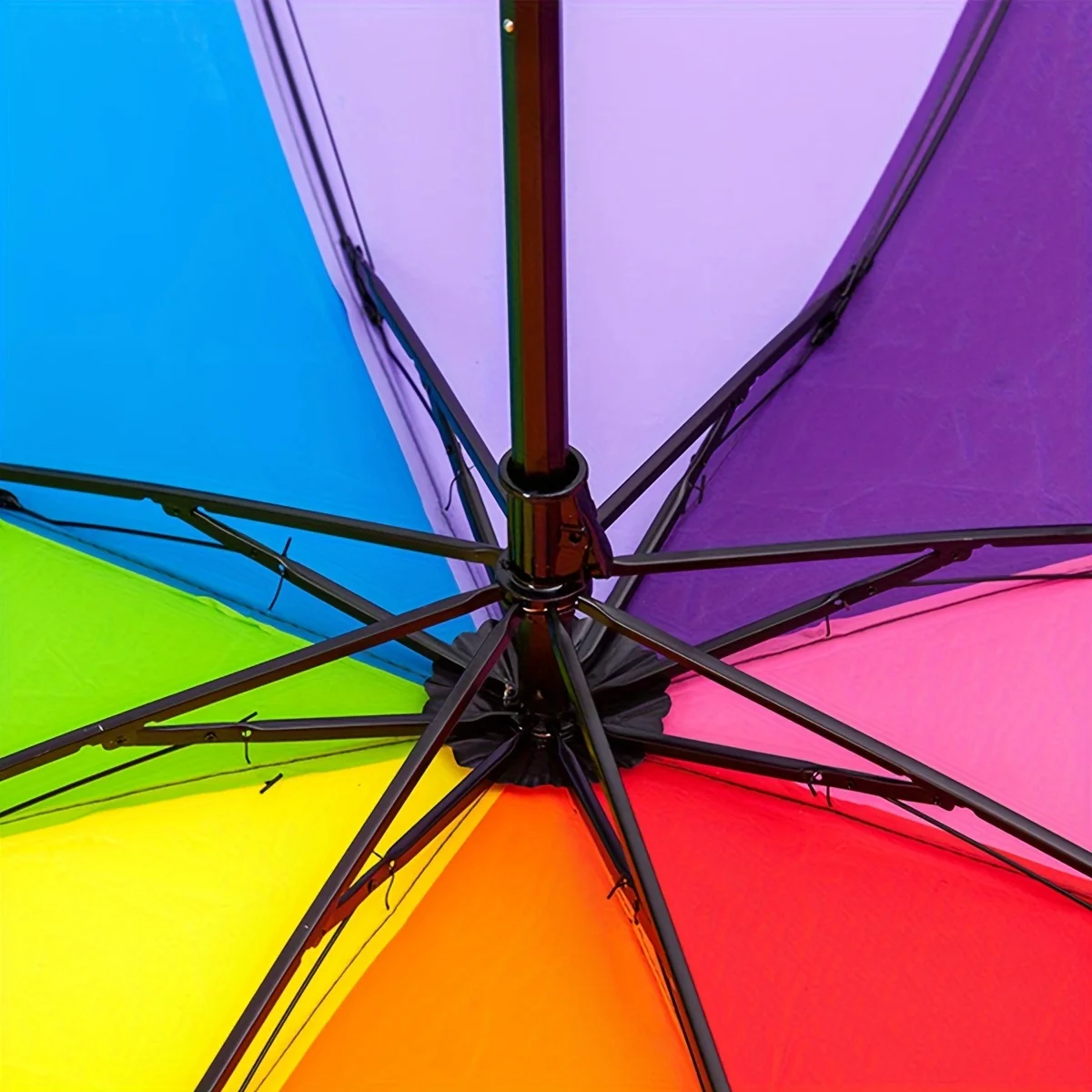 يندبروف مظلة قابلة للطي النساء الرجال دليل شعبية قوس قزح ثلاثة مظلة قابلة للطي الكبار الأطفال مظلة مقاومة قوية #6