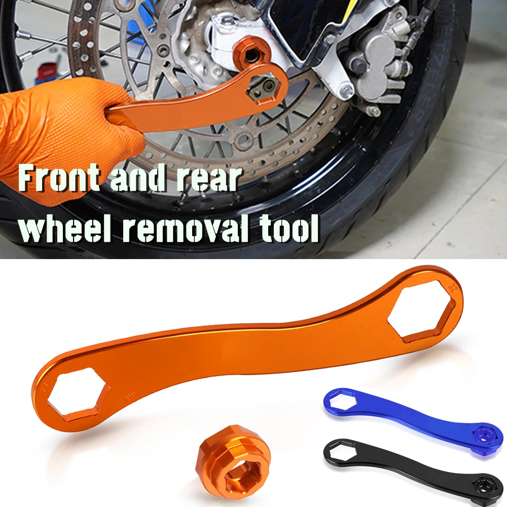 

Rear Front Wheel Axle Wrench Removal Tool For 1290 SUPER DUKE GT 690 790 1050 1090 1190 ADVENTURE 1290 SUPER ADVENTURE S/T/R