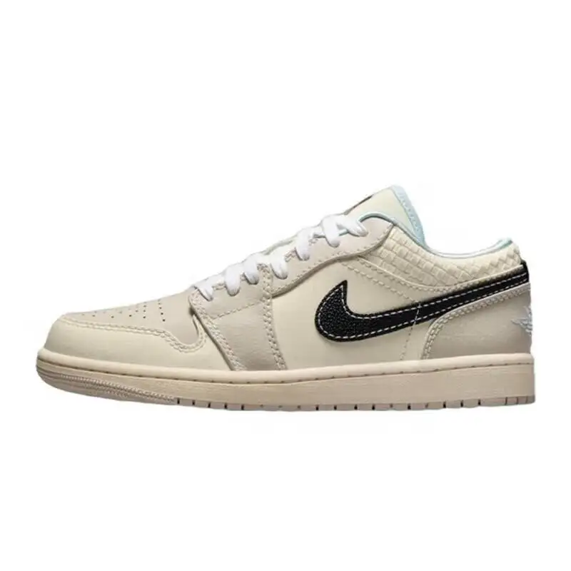 Jordan Air Jordan 1 LOW  Comfortable, Versatile, Anti slip, Low cut Retro Basketball Shoes for Men and Wom