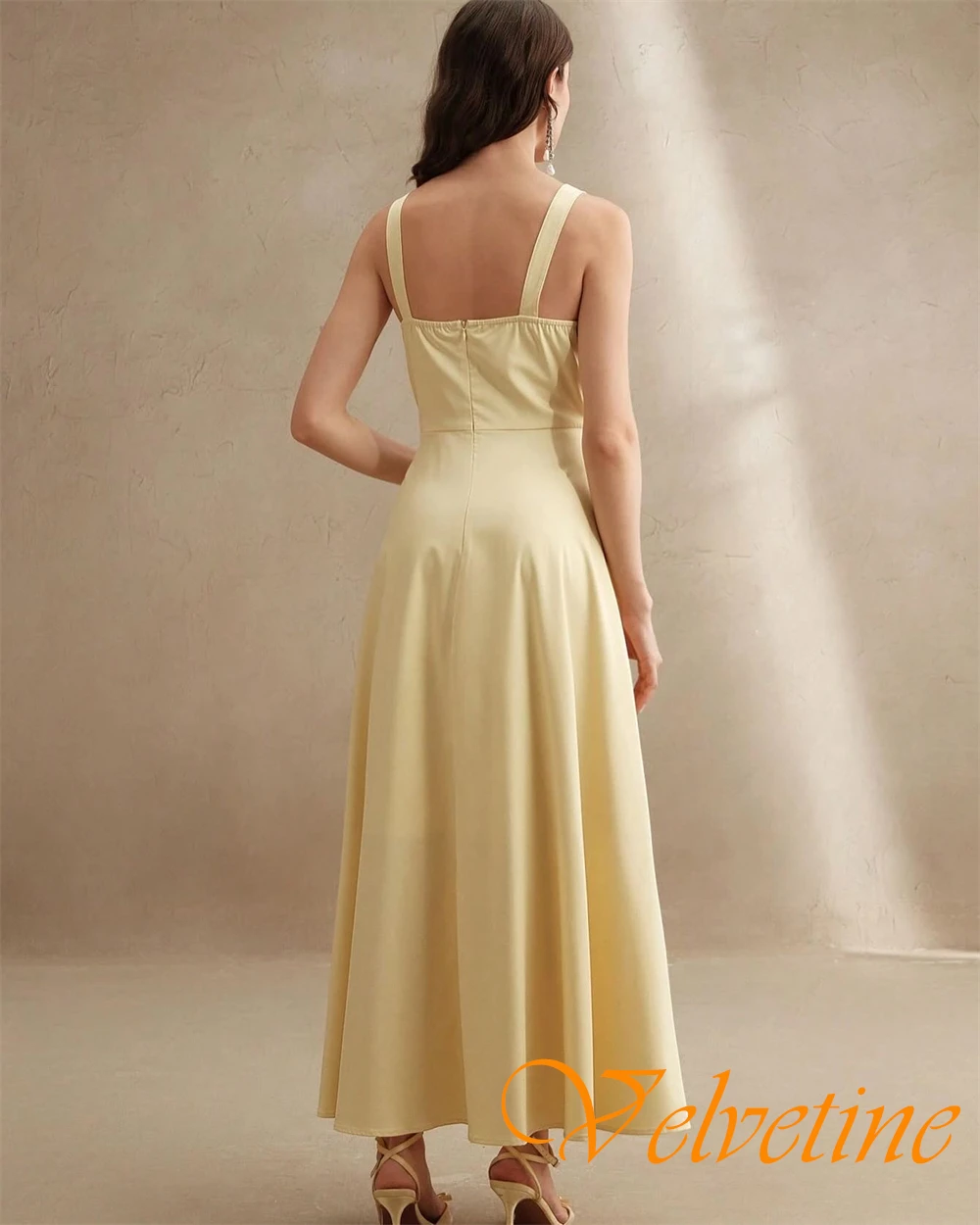 

Customized Elegant Jersey Evening Dress Exquisite Strapless Prom Dresses Delicate Flowers Sleeveless Special Occasion Gowns