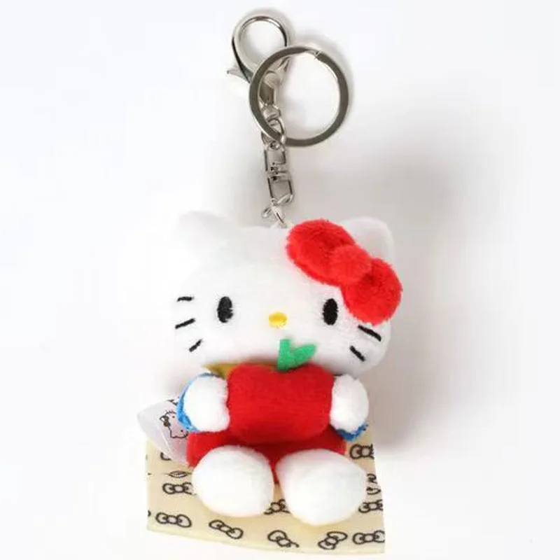 かわいいサンリオハローキティかわいい漫画ぬいぐるみイチゴ水泳サークルバックパックキーホルダー友人の誕生日クリエイティブギフト