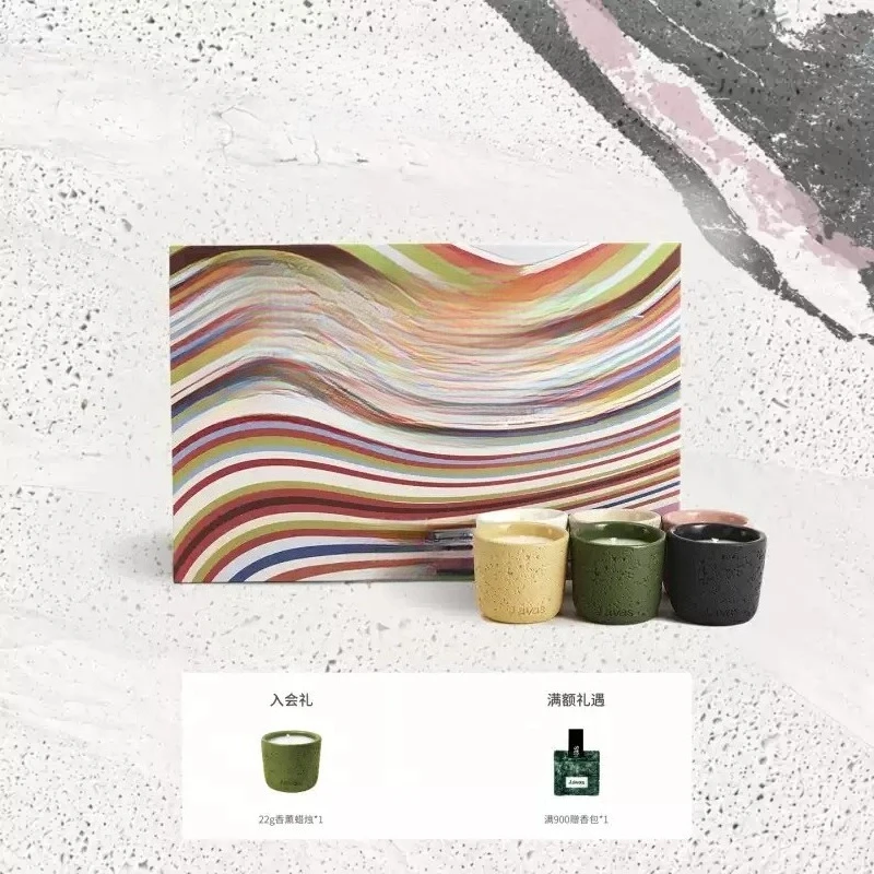 Gift Box 6-Piece Full Series Scented Candle Essential Oil Fragrance Gift Box Birthday Gift