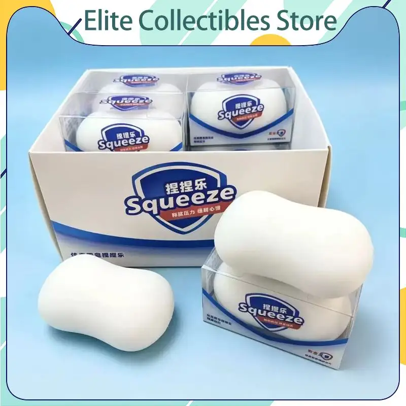 Squeeze Simulated Soap Squishy Toy Slow Rebound Stress Relief Funny Decompression Gift For Adult Office Relaxation Wholesale