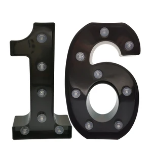 Night Light LED -Saite für Erwachsene, Lampe für Frauen und Männer, Geburtstagsfeier, Geburtstag, Tischvorräte, Nummer 18, 21, 30, 40, 50, 60, 70, 80, 90, Pces 2 10 Hauptverkauf Vorhang für Boy Room - №3