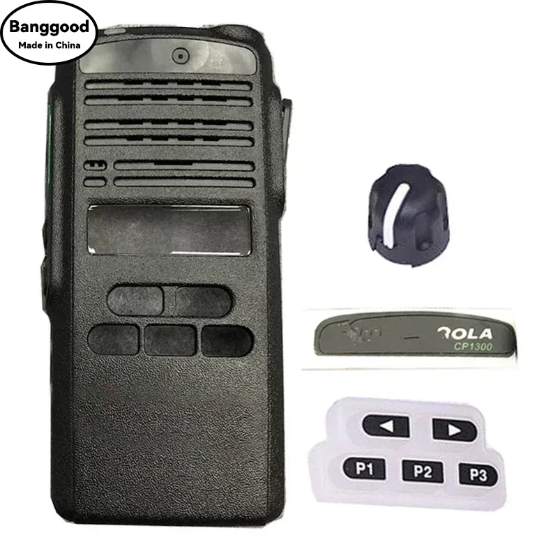 Набор чехлов на переднюю панель, корпус для Motorola CP1300 CP1308, радио рация с ручками громкости, комплекты клавиатуры