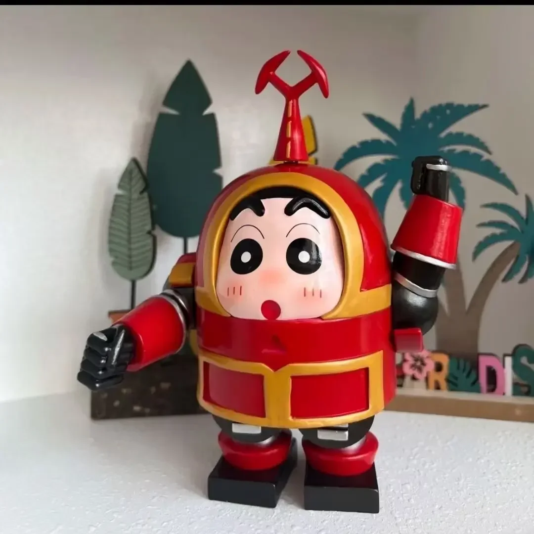 Crayon Shin-Chan Cos Christmas Bee Proposal Cowboy Buzz Lightyear Zombie Figure Collectible Toys Model Ornaments Festival Gift