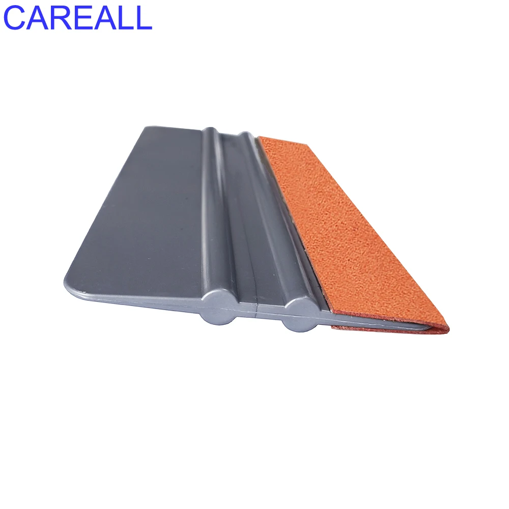 CAREALL 6 inch Suede Felt Squeegee Car Vinyl Wrap Carbon Film Sticker Decal Wallpaper Applicator Window Tint Tool Wiper Scraper