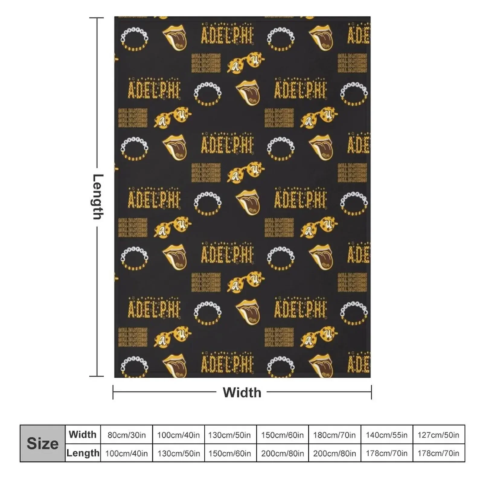 adelphi university Classic(1) Throw Blanket halloween funny gift Blankets