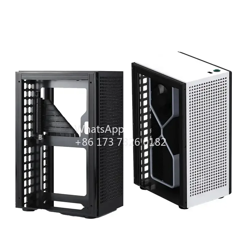 New GEEK A70 Pirate PC A4 SFX MINI Itx Transparent Case USB3.0 White Black Box 330*214*155 MM Acrylic 1412 Aluminum Frame