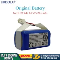 LIKEKALA 14.4V 2600mah Rechargeable Lithium Battery For ILIFE A4s A6 V7s Plus A9s W400 Robot Vacuum Cleaner INR18650 M26-4S1P B