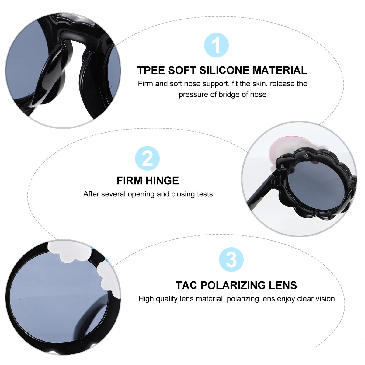 

1pc Rainbow Sunglasses For Kids Plastic Uv Protection Lightweight Fashionable Outdoor Children Eyewear Camping Hiking Picnic