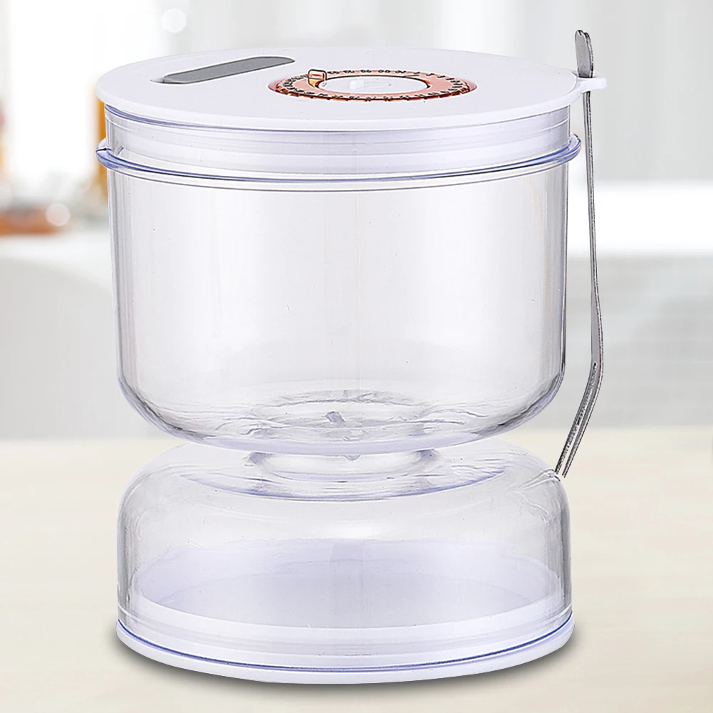 Pickle Juice Separator Jar Leak-proof Pickle Storage Container with Airtight Lids&Forks Multi-purpose for Pickle Olive Jalapenos