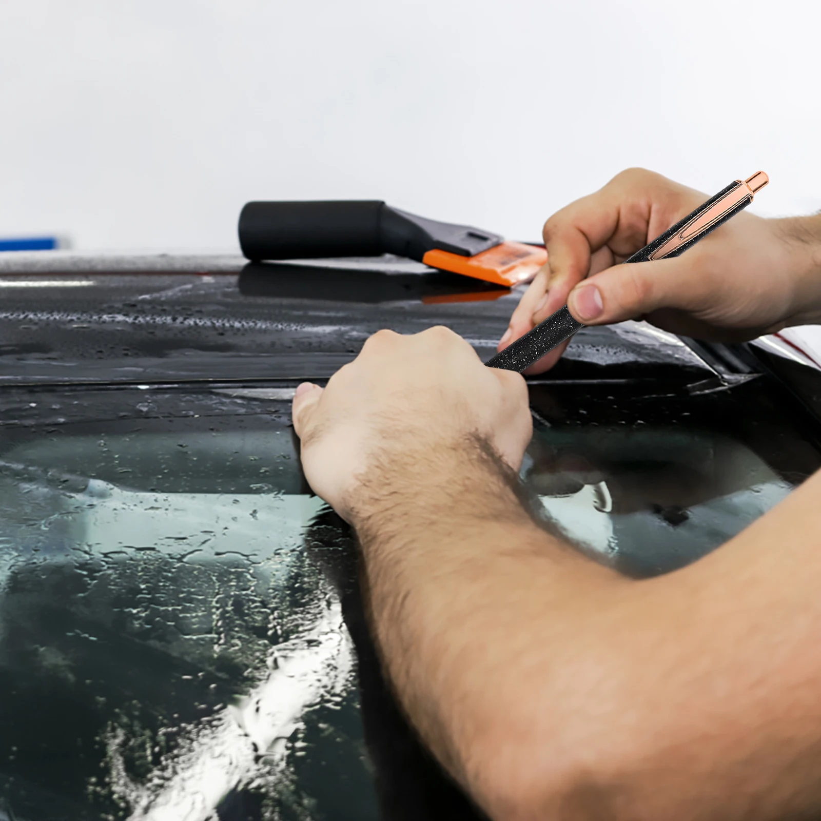 

Air Bubble Removal For Car Window Film Wallpaper Installation Durable Compact Lightweight Tool Air Release Car Weeding Pen Vinyl