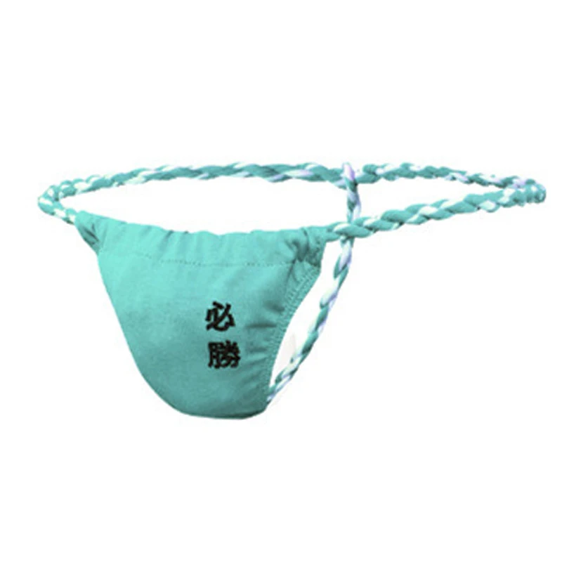 Sexy Men Low Rise Gay Thong G-string Jockstrap Pouch Underwear Fundoshi Weave Rope Homme Thongs Japanese Sumo Tanga Panties