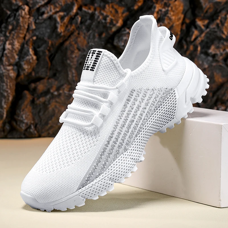 

Summer Men's Sneakers Lightweight Breathable Women's Running Shoes Fashion Versatile White Shoes Luxury Male Tenis Masculino