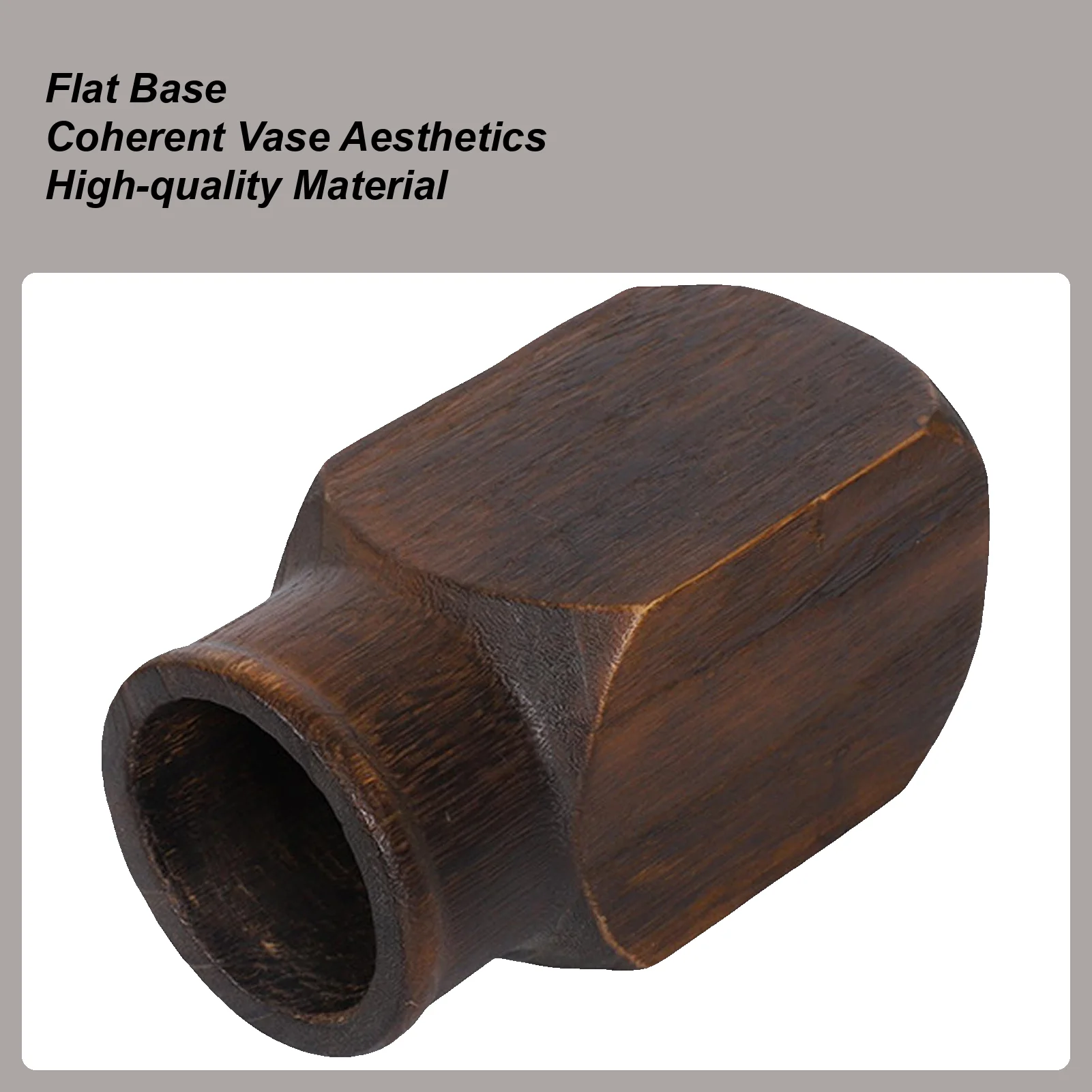 

Wooden Vases For Home Decor Rustic Table Centerpiece Vintage Artistic Wooden Vase For Bedroom Living Room Patio Entryway Hallway
