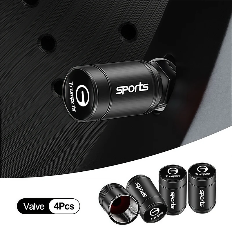 

4Pcs Car Tire Valve Caps Metal Dust Proof Cap For Trumpchi GS8 GS3 GE3 GA6 GS7 GS4 GS5 GM8 GA8 GAG M6 GA7 GA4 GA3 PLUS