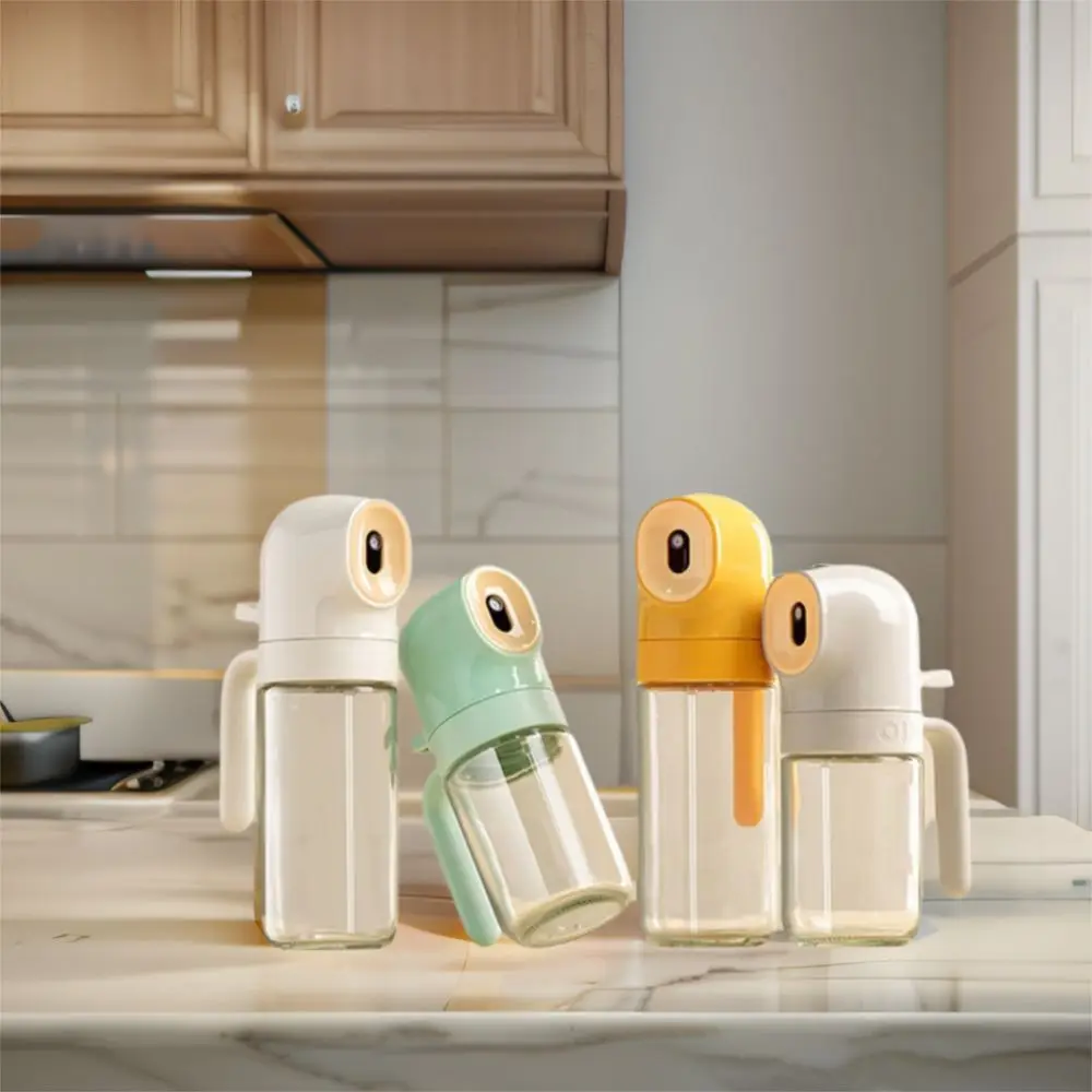 

Practical Glass Oil Spray Bottle Quantitative Leak-proof Oil Mister Food-grade Oil Dispensers Salad