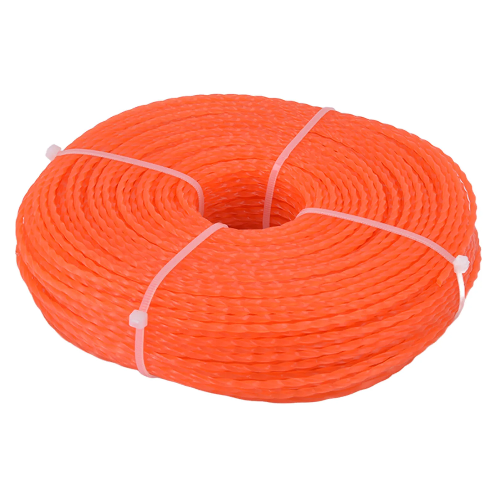 

2.7mm Trimmer Line Nylon Trimmer Cord 2.7mm 100m Twist Shape Trimmer Line for Heavy Duty Lawn Mower Cutters Twisted Trimmer Line