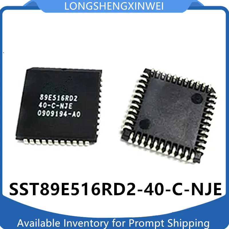 1PCS 89E516RD2 SST89E516RD2-40-C-NJE PLCC-44 Original Microcontroller Chip Patch