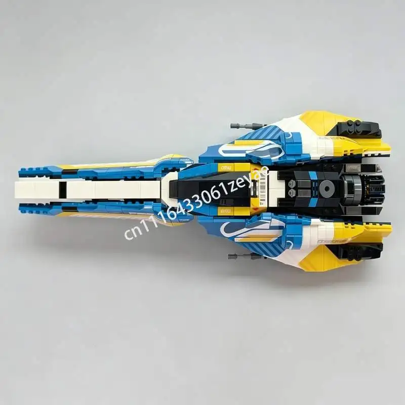 822Parts Anti Gravity Racer Moc Sci Fi Vehicle Model Custom Building Blocks Diy Assembly Educational Toy Collection Gift Display