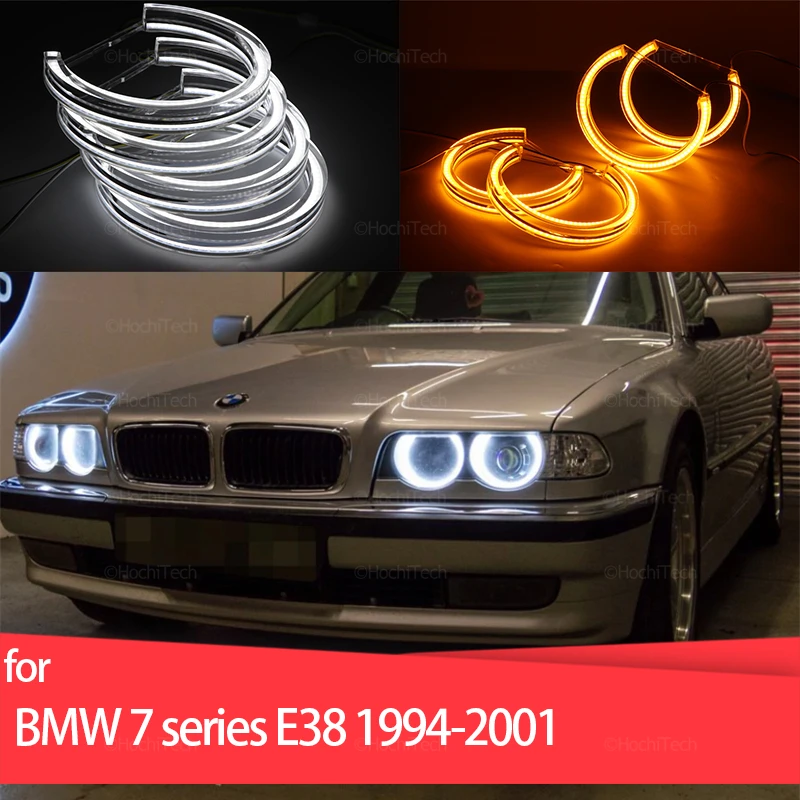 

Day Light Halo Rings Light Horseshoe Shape Angel Eyes for BMW 7 series E38 1994-2001 728i 728iL 730i 730iL 735i 735il 740i 740il