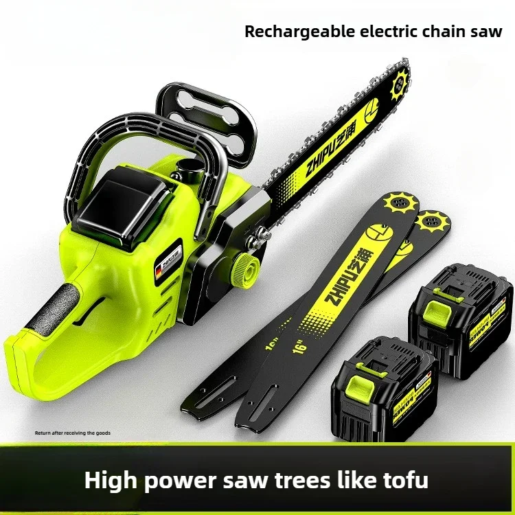 

Chainsaw Household Small Handheld Saw Firewood Lithium Battery Electric Saw Rechargeable Electric Saw