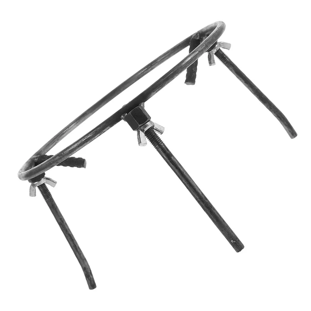 

Adjustable Fire Pit Tripod Stand for Outdoor Cooking Detachable Pot Stand for Camping Hiking Backyards Patios Open Fire Use