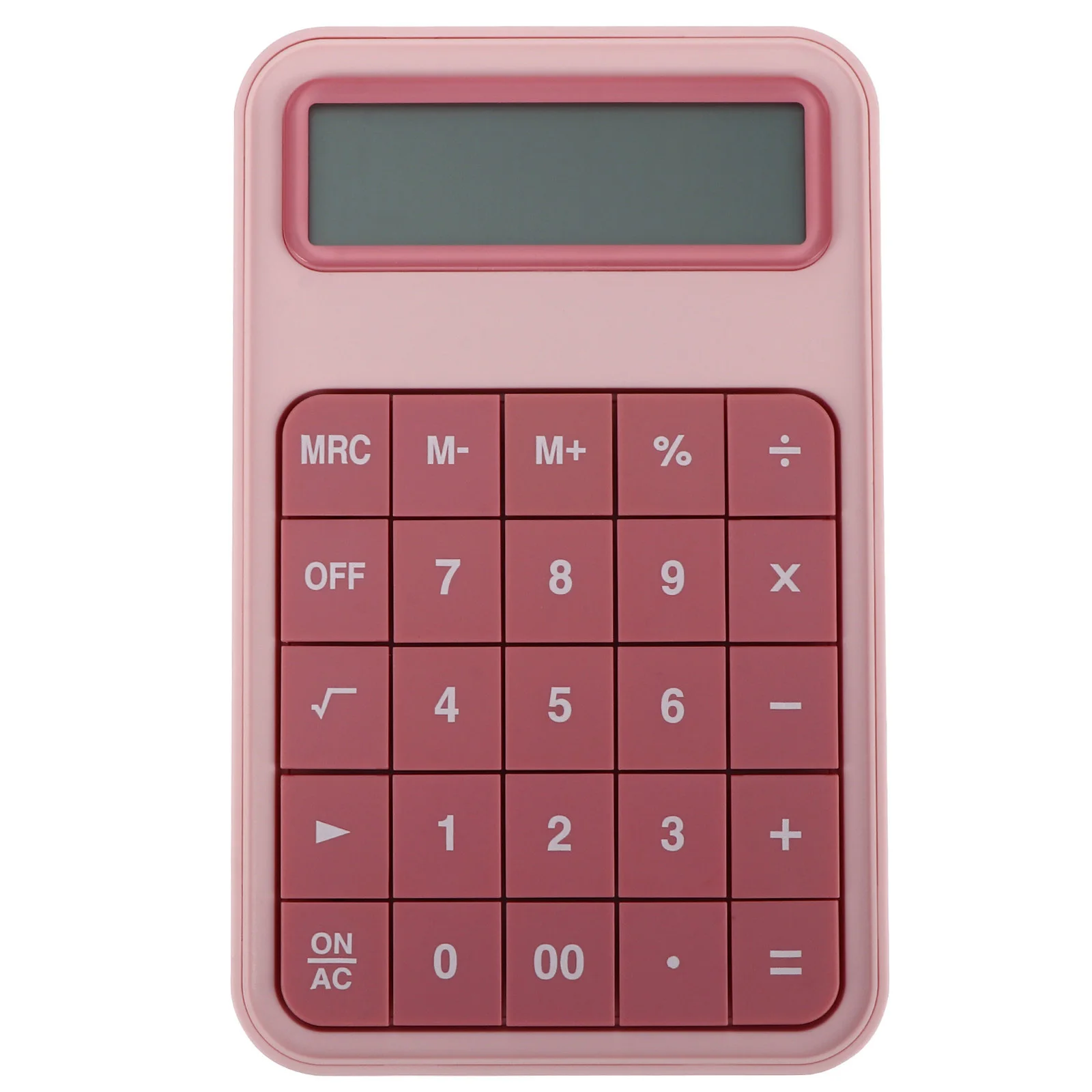 1Pcs 12 Digit LCD Calculator ABS Acrylic Material Detachable Buttons Easy Clean Display for Office Stationery Use
